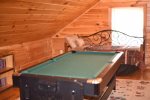 Blue Ridge Cabin Rentals- Pool table
